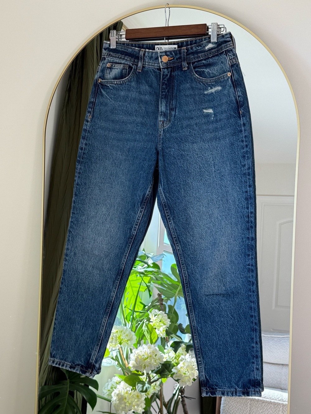 Zara Indigo Boyfriend Jeans